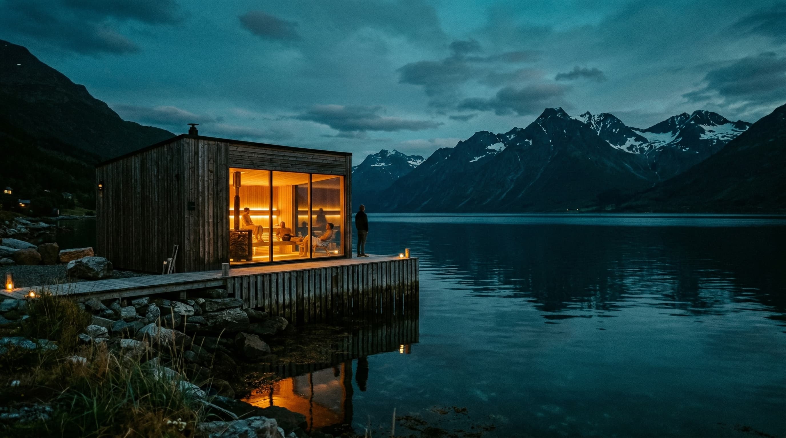 Derten — badstue ved sjøen i Bergen