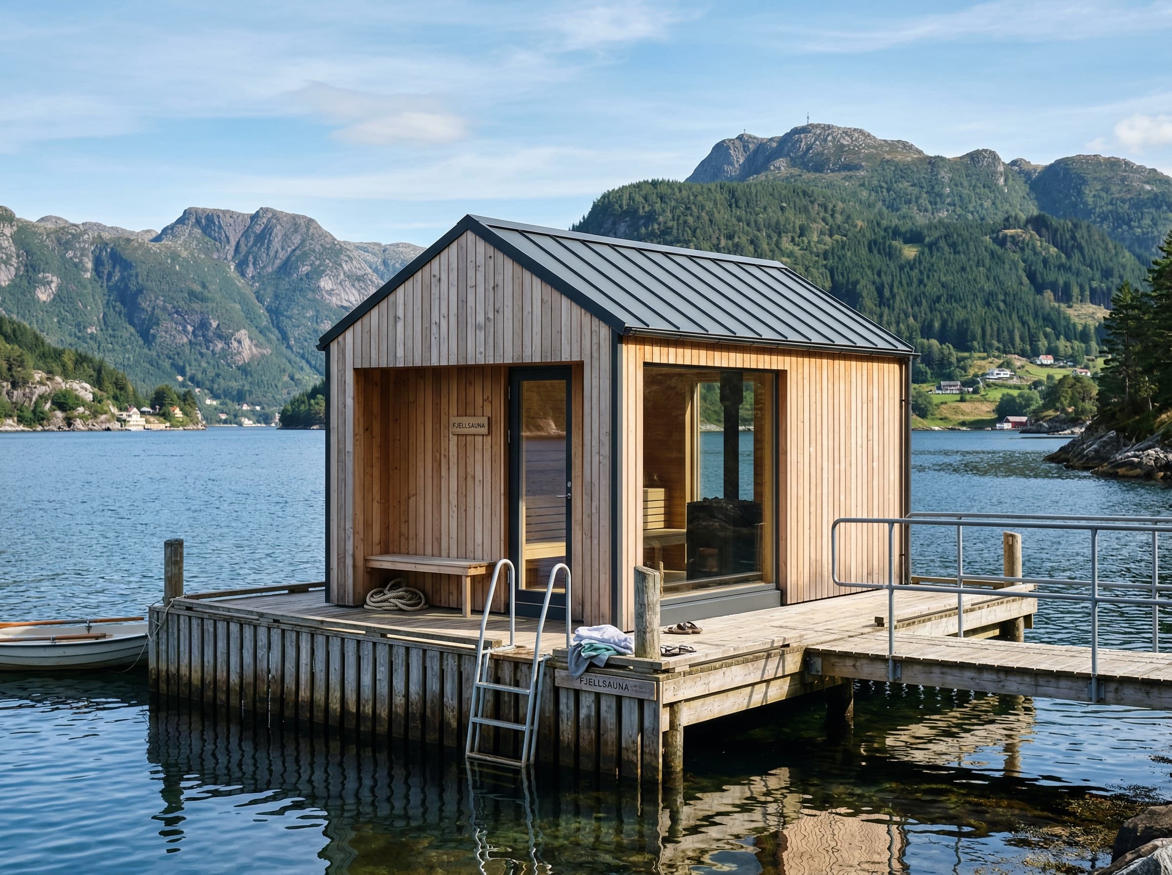 Arkitekttegnet sauna